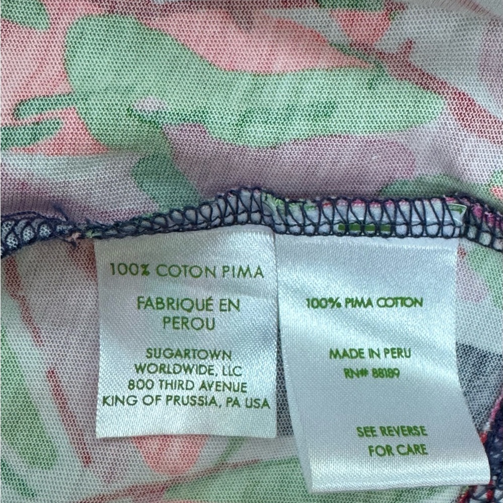 LILLY PULITZER PALMETTO IN THE VIAS PUMA PINK NAVY DRESS-SIZE MEDIUM - Picture 6 of 12